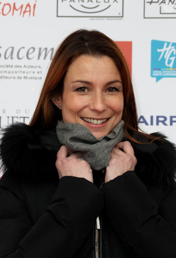 Jennifer Lauret pour "Une famille formidable" - 20ème anniversaire du Festival des Créations Télévisuelles de Luchon, France, le 8 février 2018. © Patrick Bernard/Bestimage