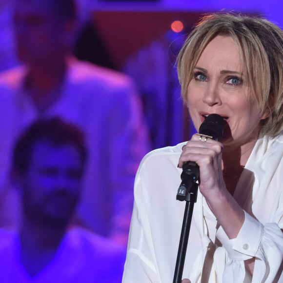 Exclusif - Patricia Kaas - Enregistrement de l'émission "Les années bonheur" présentée par Patrick Sébastien à La Plaine-Saint-Denis le 11 octobre 2016. L'émission sera diffusée le 10 Décembre 2016. © Giancarlo Gorassini/Bestimage