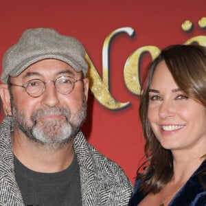 Kad Merad et sa femme Julia Vignali - Avant-première du film "Les boules de Noël" au cinéma Pathé-Wepler à Paris. Le 14 novembre 2024 © Coadic Guirec / Bestimage