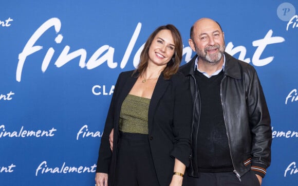 Julia Vignali et son mari Kad Merad - Avant-première du film "Finalement" de C. Lelouch qui fête son 87ème anniversaire au Grand Rex à Paris le 30 octobre 2024. © Pierre Perusseau/Bestimage