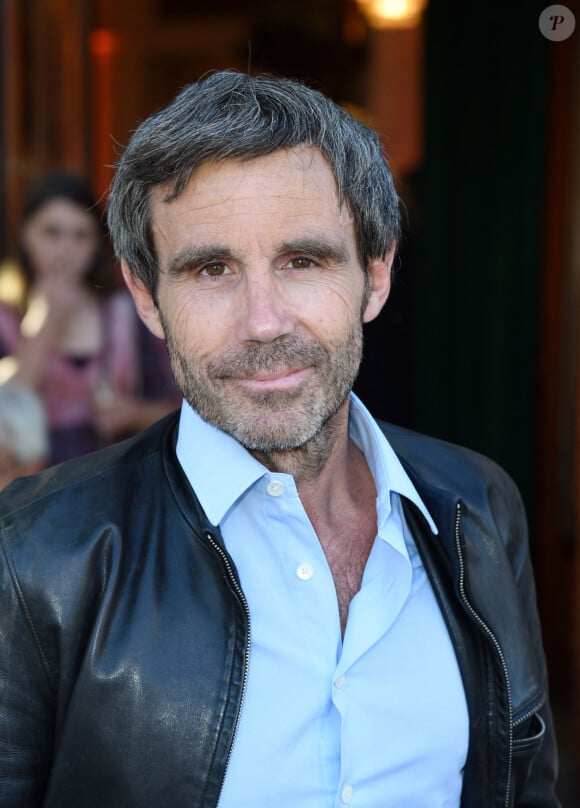 David Pujadas aux Deux Magots a Paris, France le 25 Juin 2018 Photo by Alain Apaydin/ABACAPRESS.COM