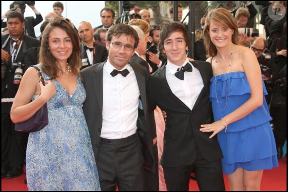 David Pujadas à Cannes en famille.