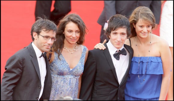 David Pujadas à Cannes en famille.