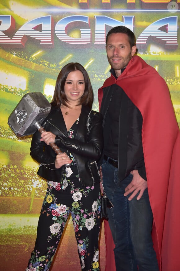 Marie Denigot-Hamon et guest - Avant-première du film "Thor Ragnarok" au cinéma Le Grand Rex à Paris, France, le 22 octobre 2017. © Giancarlo Gorassini/Bestimage 