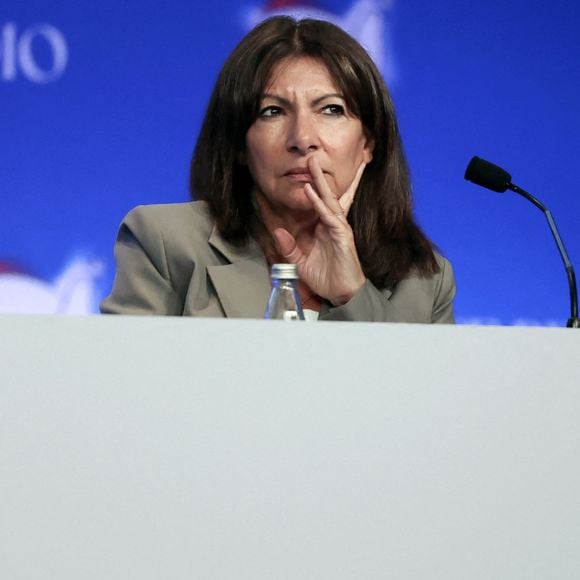 Anne Hidalgo et la mairie de Paris, c'est terminé
Anne Hidalgo, maire de Paris - Le Président de la République Macron participe à la Rencontre internationale pour la paix de la communauté Sant'Egidio, au Palais des Congrès, Paris© Stéphane Lemouton / Bestimage 