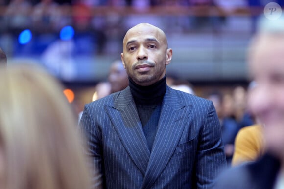 Exclusif - Thierry Henry - Soirée de remerciement de Teddy Riner à la Maison du judo à Montrouge, le 29 novembre 2024. © Rachid Bellak / Bestimage 