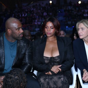 Exclusif - Teddy Riner et sa femme Luthna Riner, Valérie Pécresse, présidente de la région Ile-de-France - Soirée de remerciement de Teddy Riner à la Maison du judo à Montrouge, le 29 novembre 2024. © Rachid Bellak / Bestimage 