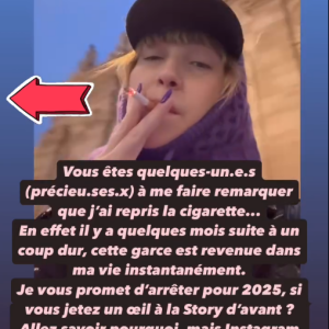 Daphné Bürki avoue avoir repris la cigarette. Instagram