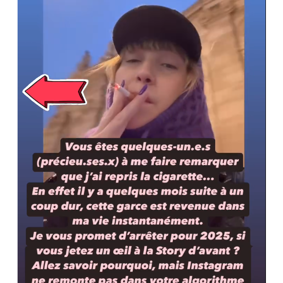 Daphné Bürki avoue avoir repris la cigarette. Instagram