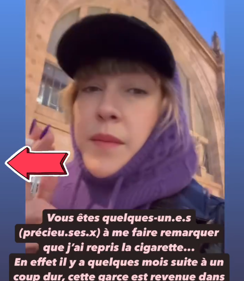 Daphné Bürki avoue avoir repris la cigarette. Instagram