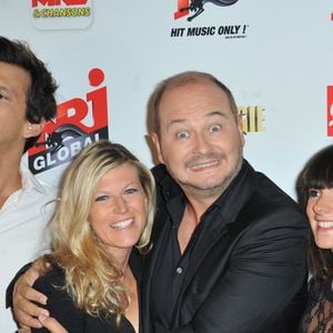 Pietre, Julie Thomassin, Sebastien Cauet, Marion gagnot et Jeff - Paris le, 17 09 2013 - Presentation de rentree du groupe NRJ au Musee du quai Branly