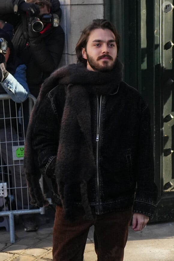 Un sujet qui peut sembler précoce pour le jeune acteur 
Panayotis Pascot at the Loewe fashion show during Paris Fashion Week - Menswear Fall/Winter 2024-2025 on January 20, 2024 in Paris, France.