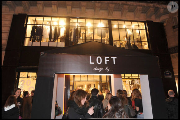 Soirée LOFT design by... qui fêtait ses 20 ans et la réouverture de sa boutique de la rue Rennes. Le 1er avril 2010