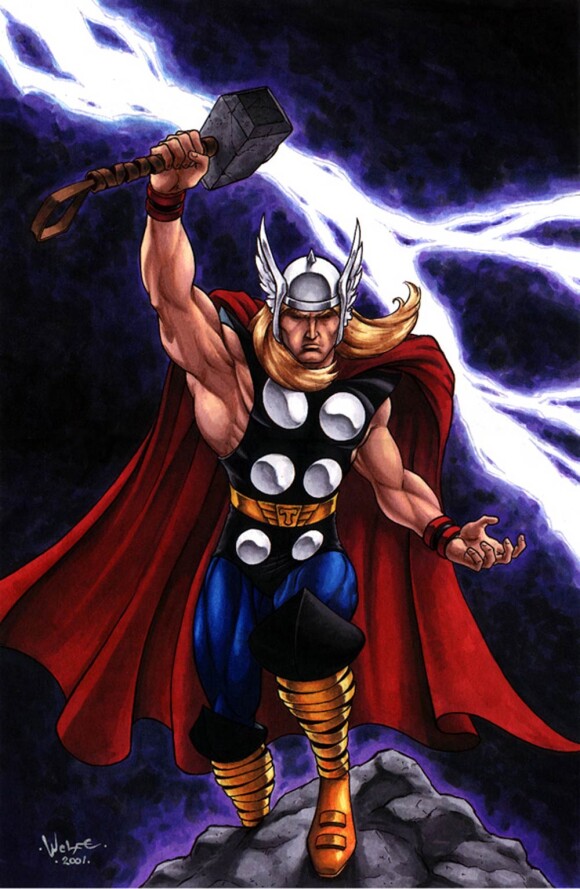 Une représentation de Thor.