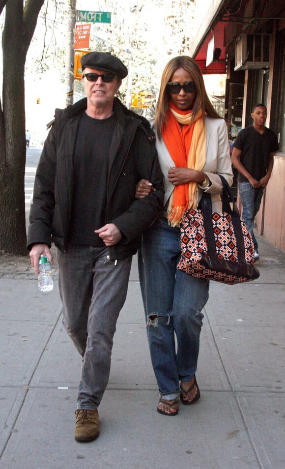 David et Iman Bowie à New York le 2 avril 2010