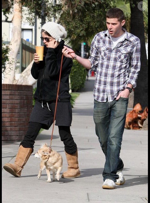 Selma Blair et son petit-ami Mikey Day à West Hollywood le 31 mars 2010