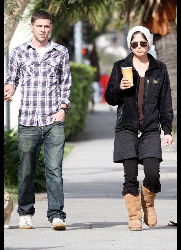 Selma Blair et son petit-ami Mikey Day à West Hollywood le 31 mars 2010