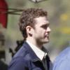 Justin Timberlake sur le tournage de Bad Teacher en Californie le 7 avril 2010
