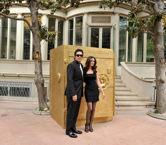 Benicio del Toro et Caroline Correo à Barcelone lors du tournage de la publicité Magnum