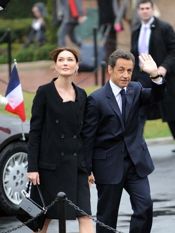 Carla Bruni et Nicolas Sarkozy en visite officielle à New York, le 29 mars 2010 !