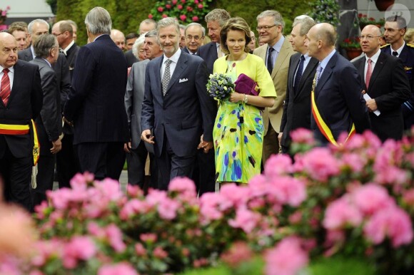 La Famille Royale de Belgique célébrait les 50 ans du Prince héritier en inaugurant les Floralies Gantoises le 15 avril 2010