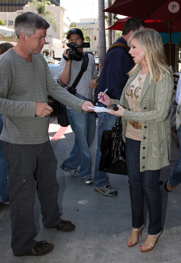 Morgan Fairchild, à Los Angeles, le 23 avril 2010