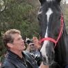 Le 24 avril 2010, David Hasselhoff a fait ami-ami avec un cheval en Allemagne avant d'aller faire son come-back musical dans une émission !