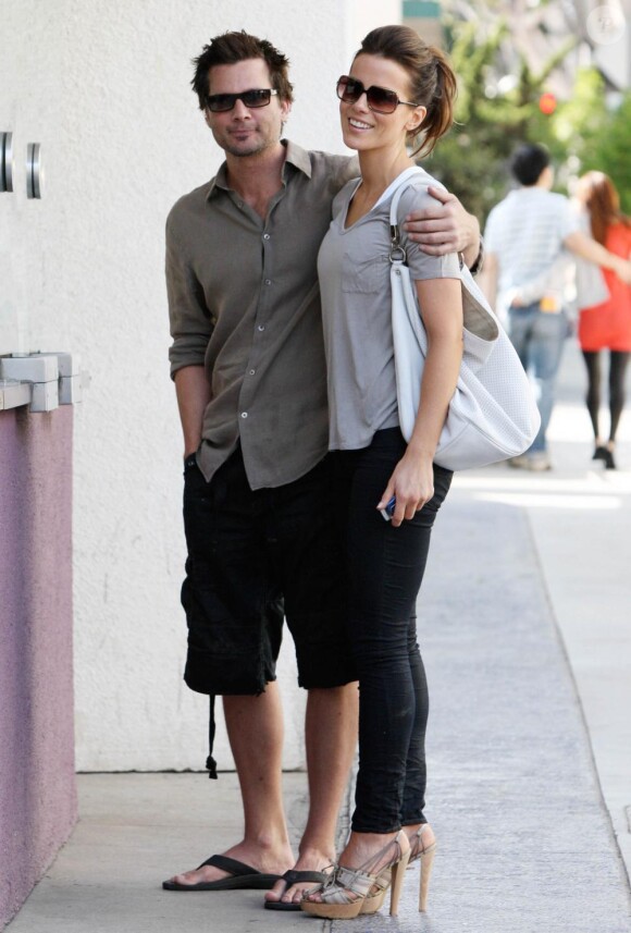 Kate Beckinsale et son mari Len Wiseman à Santa Monica le 24 avril 2010