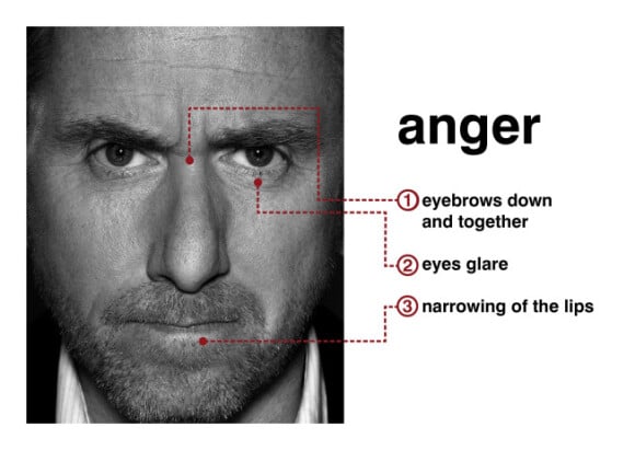 Comment reconnaître la colère ? Facile...
