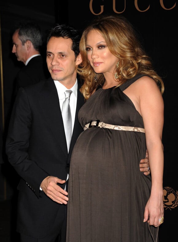 Marc Anthony et Jennifer Lopez, enceinte de ses jumeaux