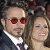 Robert Downey Jr. et sa femme Susan lors de l'avant-première mondiale d'Iron Man 2, qui s'est tenue à Hollywood, à Los Angeles, le 26 avril 2010.