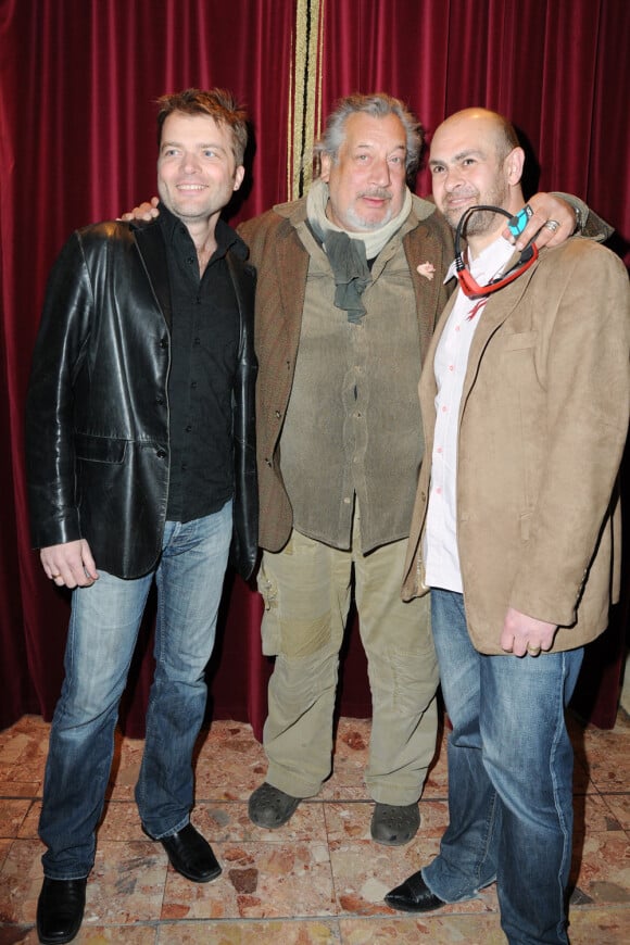 Fabien Remblier, Jean-Claude Dreyfus et Olivier Kauffer à l'avant-première du film Une nuit au cirque (4 mai 2010, Cirque d'hiver à Paris)