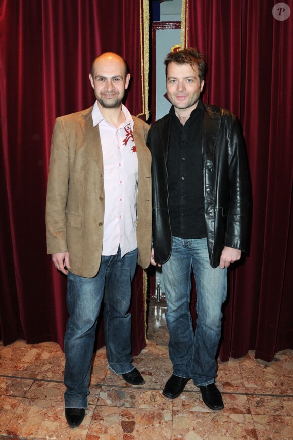 Fabien Remblier et Olivier Kauffer à l'avant-première du film Une nuit au cirque (4 mai 2010, Cirque d'hiver à Paris)