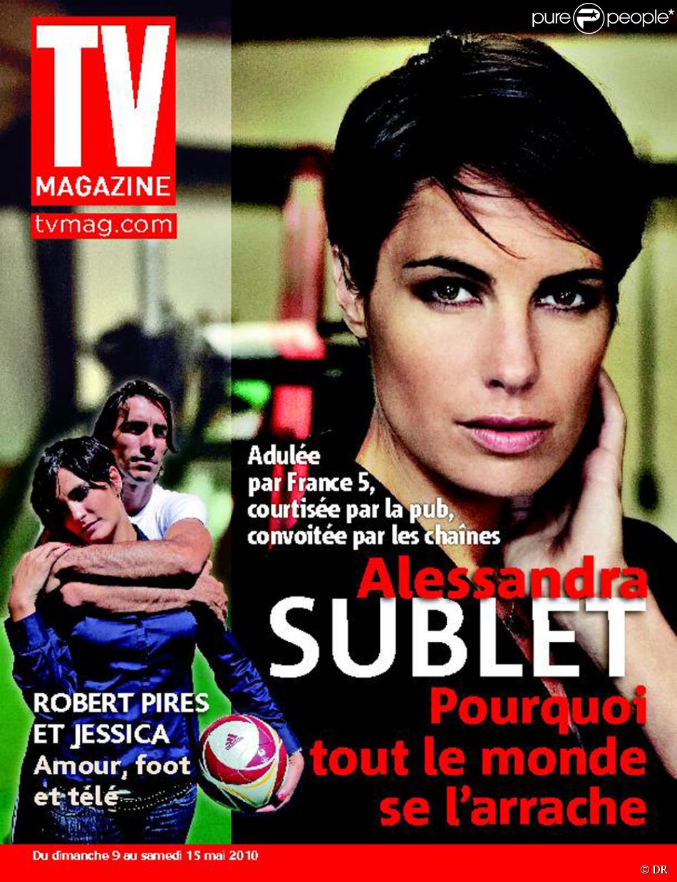 TV Magazine avec Alessandra Sublet en couverture