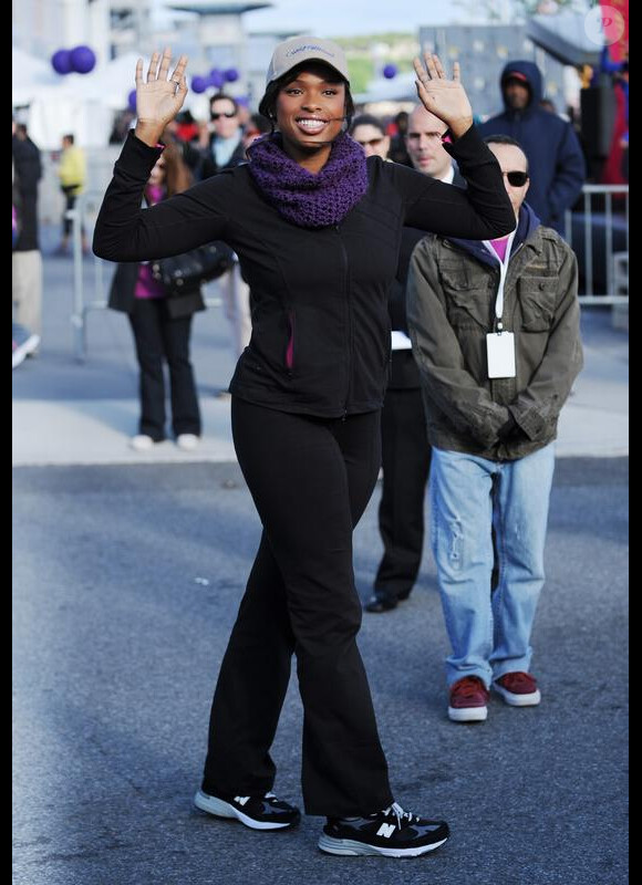 Jennifer Hudson lors de la Oprah's Walk For A Better Life, le 9 mai 2010 à New York