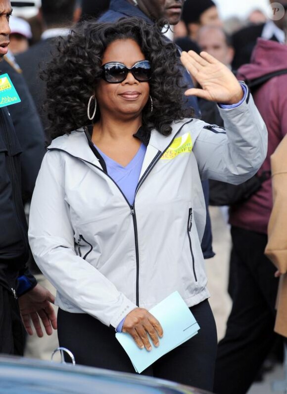 Oprah Winfrey lors de la Oprah's Walk For A Better Life, le 9 mai 2010 à New York