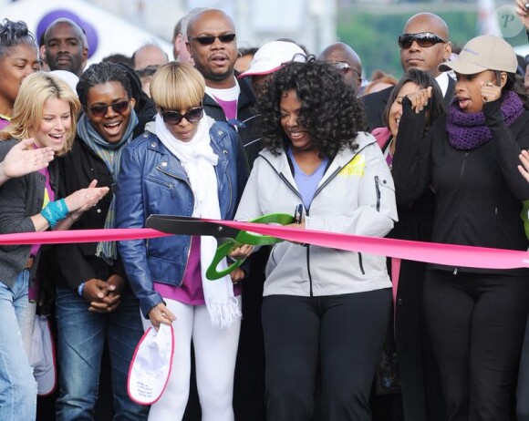 Les célébrités lors de la Oprah's Walk For A Better Life, le 9 mai 2010 à New York