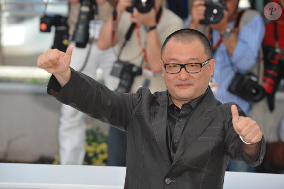 Wang Xiaoshuai, réalisateur de Chongqing Blues lors du festival de Cannes le 13 mai 2010