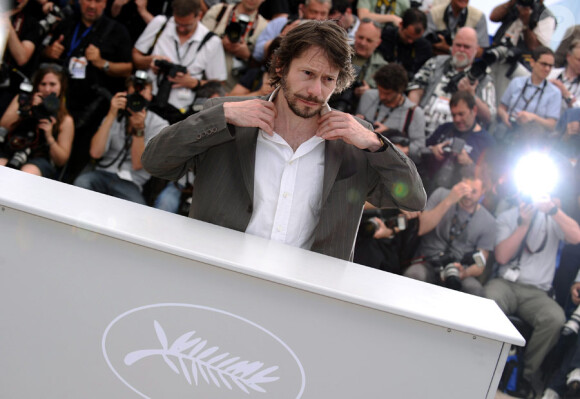 Mathieu Amalric présente son film Tournée lors du festival de Cannes le 13 mai 2010