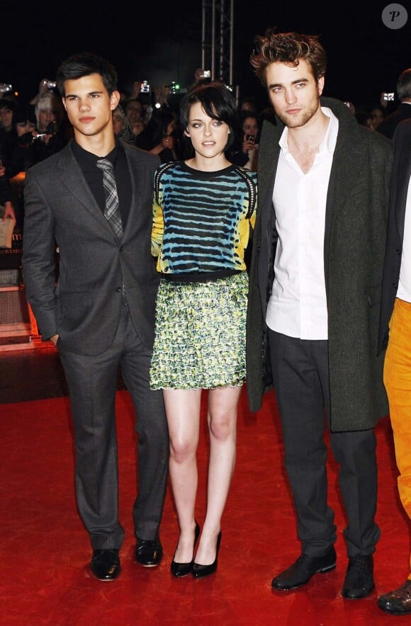 Taylor Lautner, Kristen Stewart et Robert Pattison... les star de la saga Twilight