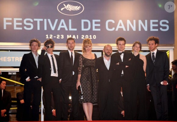 L'équipe du film L'Autre monde, au 63e festival de Cannes.