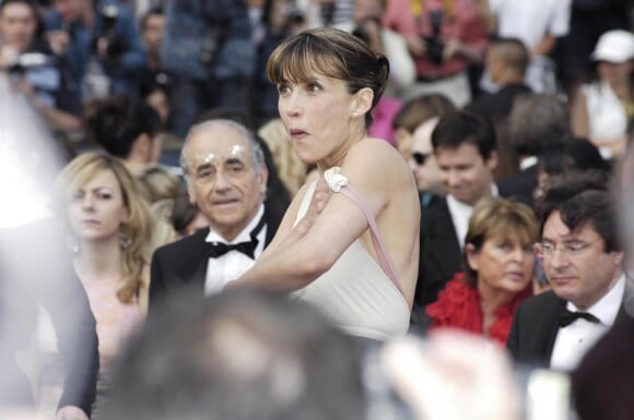 La perte de robe de Sophie Marceau, lors du Festival de Cannes 2006.