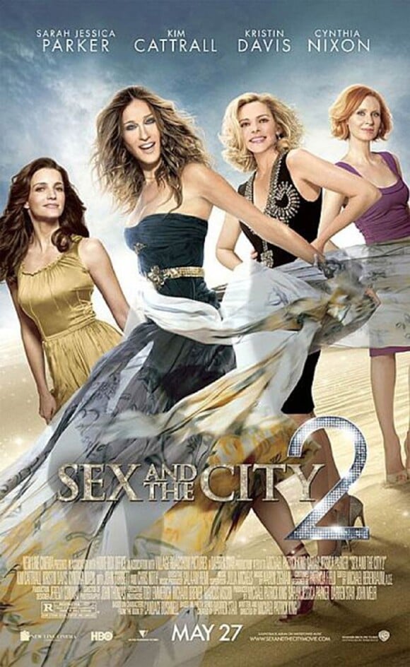 Une affiche de Sex and the City 2