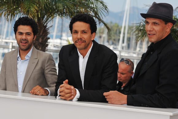 Jamel Debbouze, Sami Bouajila et Roschdy Zem lors du photocall du film Hors-la-loi le 21 mai 2010 durant le festival de Cannes