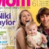 Niki Taylor et ses trois enfants en couverture du magazine Mom