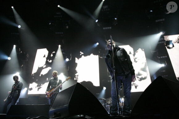 Oasis en concert à New York en décembre 2008