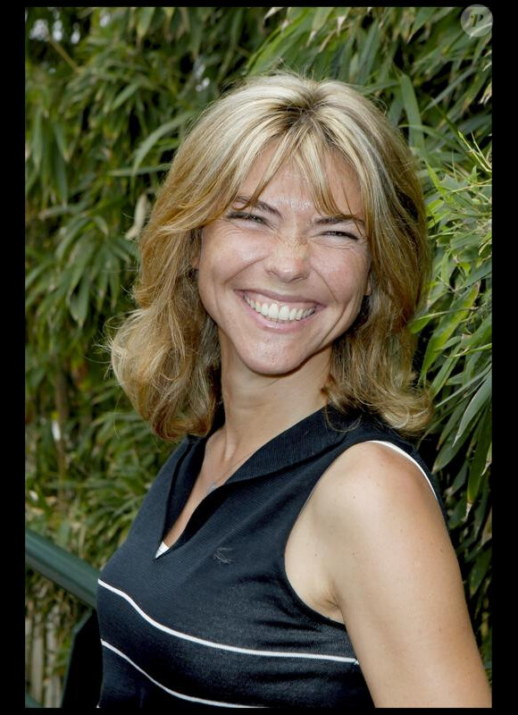Nathalie Vincent lors de la trosième journée du tournoi des internationaux de tennis de Roland Garros le 25 mai 2010