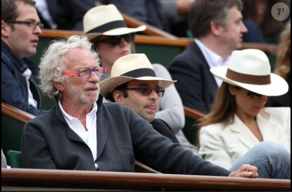 Pierre Richard à Roland-Garros. 29/05/2010