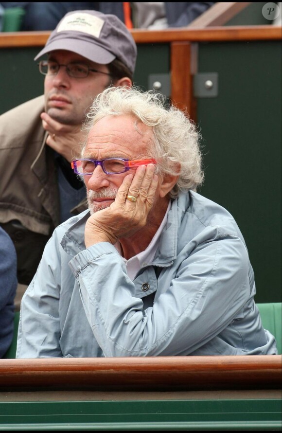 Pierre Richard à Roland-Garros. 29/05/2010