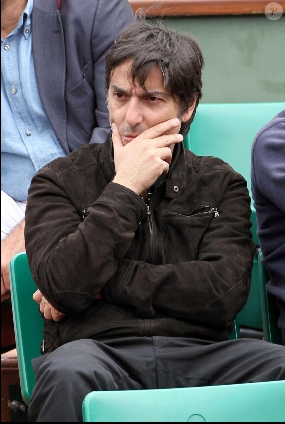 Yvan Attal à Roland-Garros. 29/05/2010